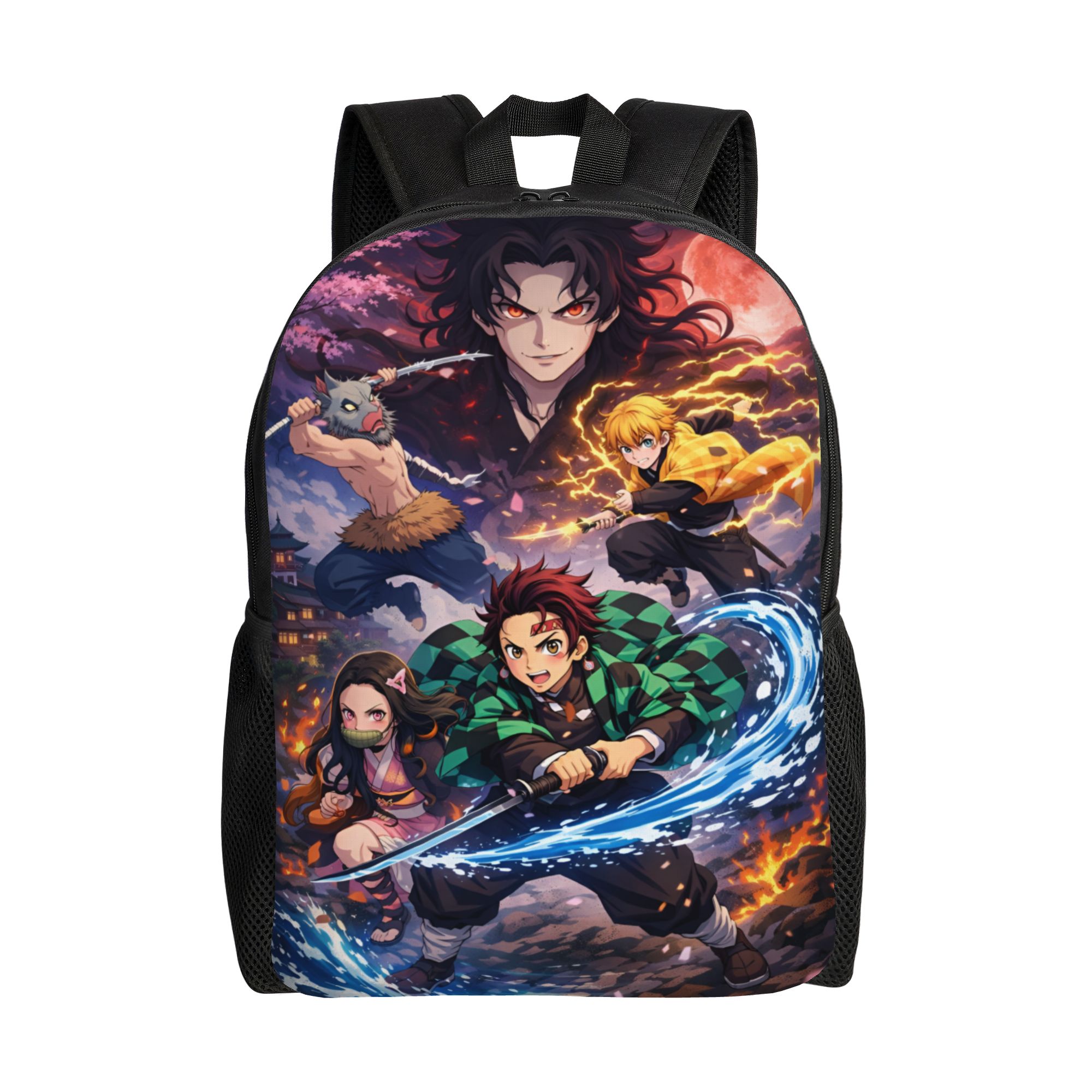Laptop Accessories Bag - D-Demons Slayers Travel Backpack Women Men
