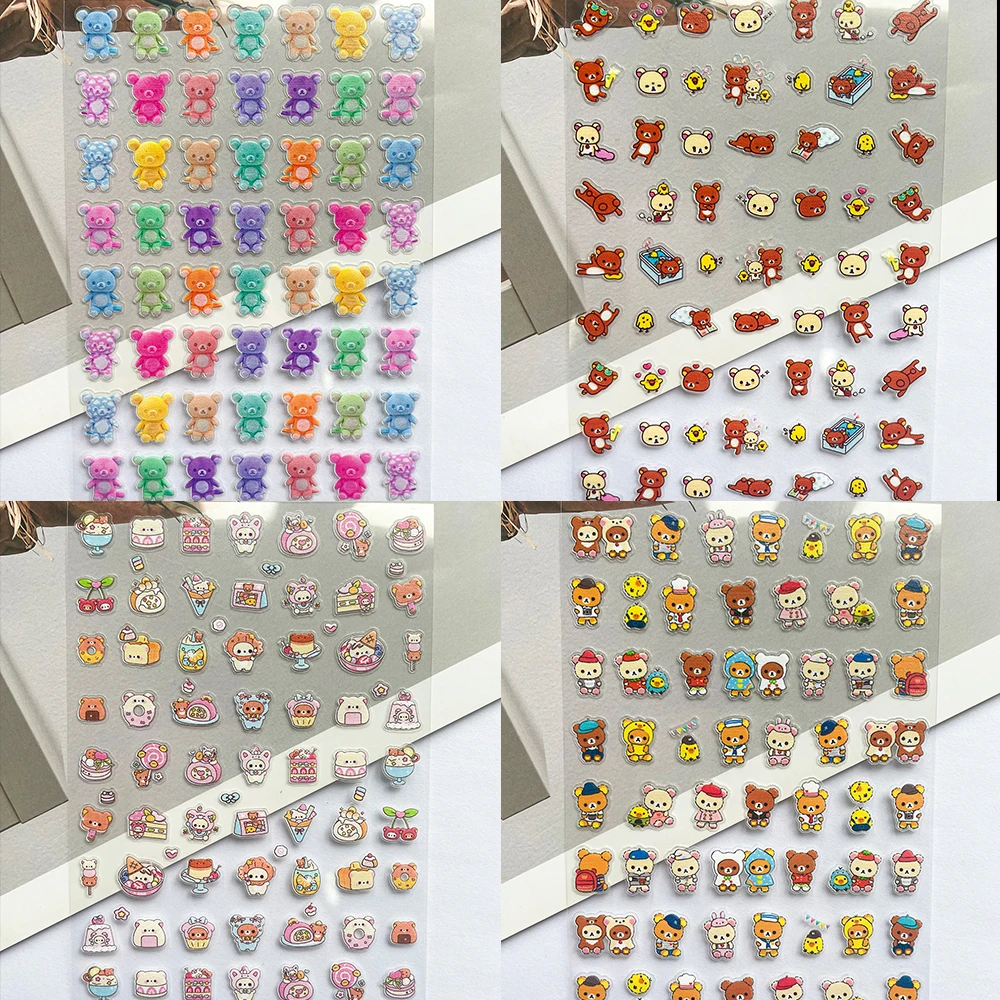 Laptop Accessories Stickers - Pvc Super Mini Pink Rilakkuma Poster