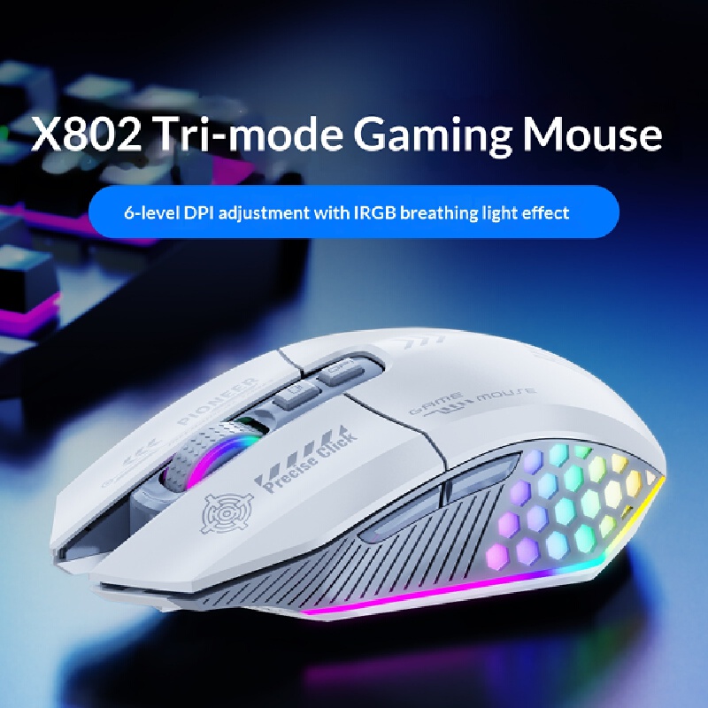 Laptop Accessories Officeworks - Wireless Gaming Mouse Tri Mode Bluetooth