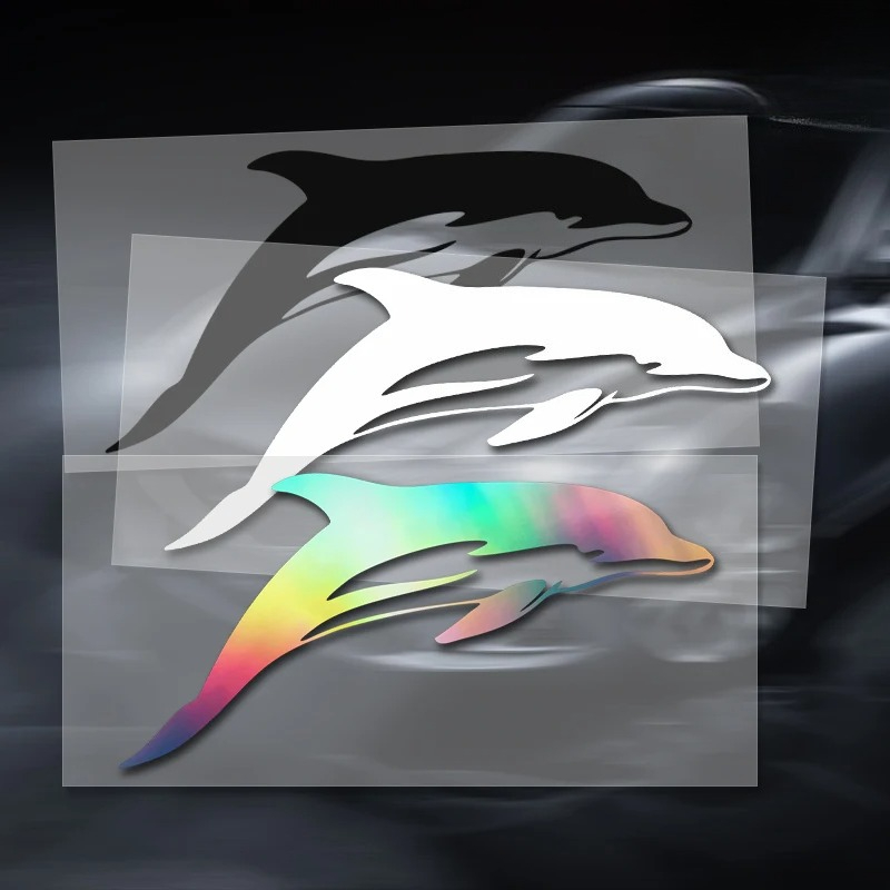 Laptop Accessories For Girls - Car stickers, vinyl stickers, dolphin girl