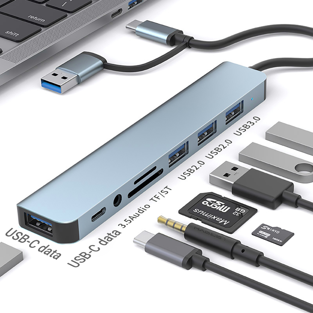 Laptop Accessories Officeworks - 9-in-1 Dual Head USB Docking Station