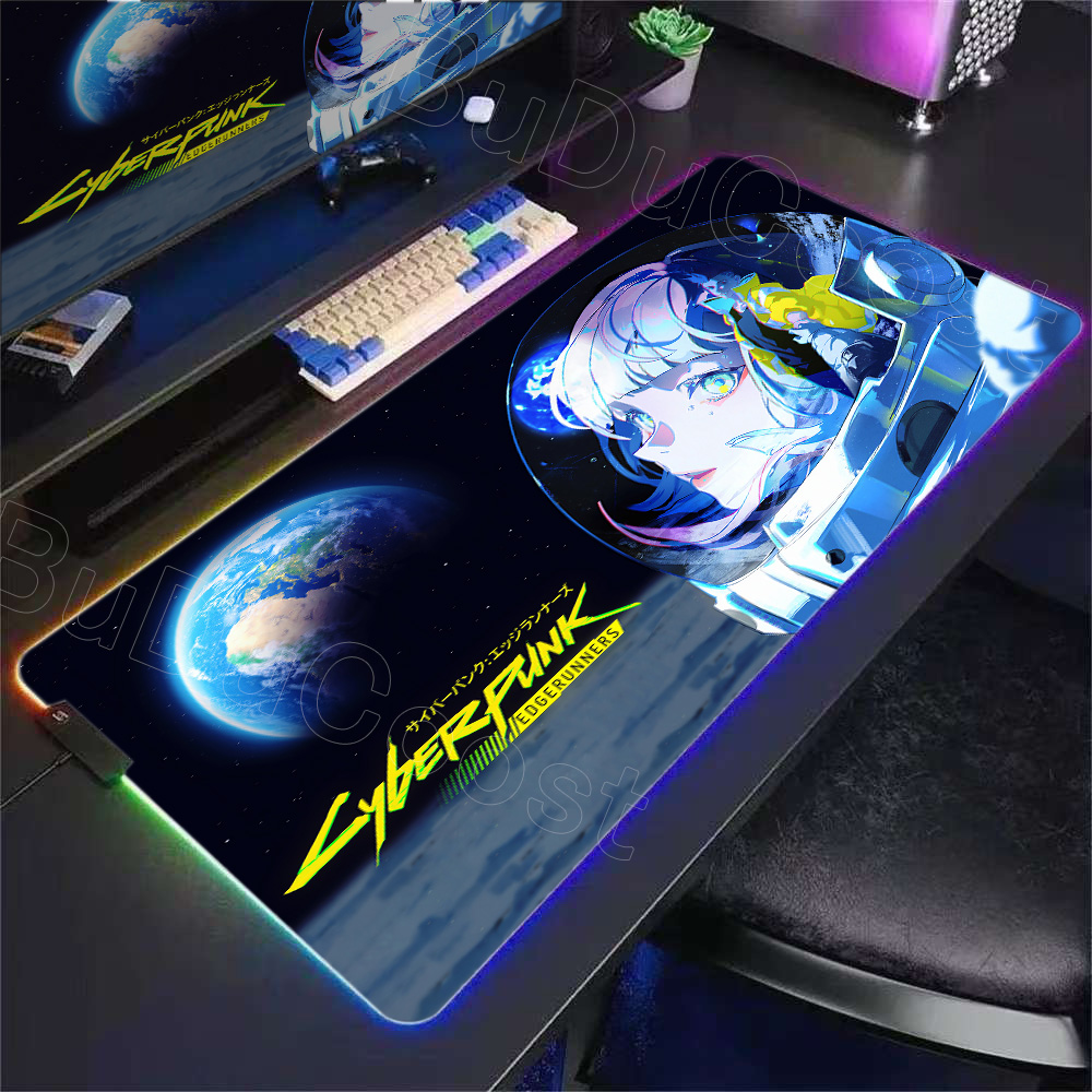 Laptop Accessories For Girls - HD Anime Girl Mouse Pad RGB
