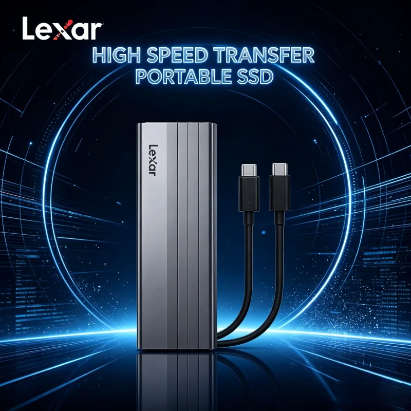 External Nvme Ssd - 10Gbps High Speed Lexar E300 M.2