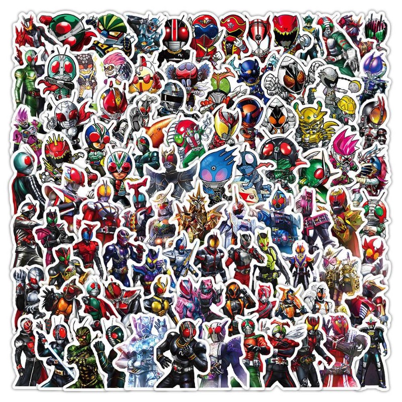 Laptop Accessories Stickers - 103Pcs Kamen Rider Ins Aesthetic Cute