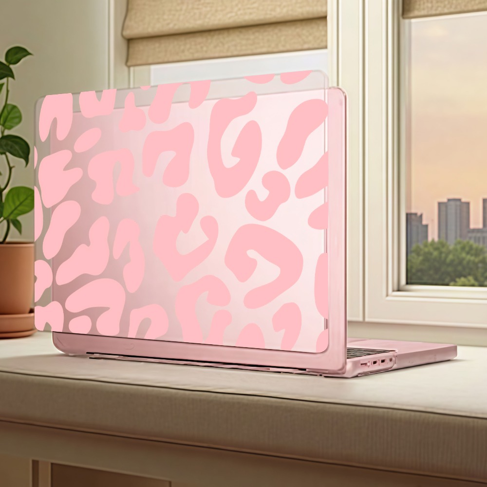 Pink Leopard Print Laptop Case - Laptop Accessories Bag ulasan dan harga