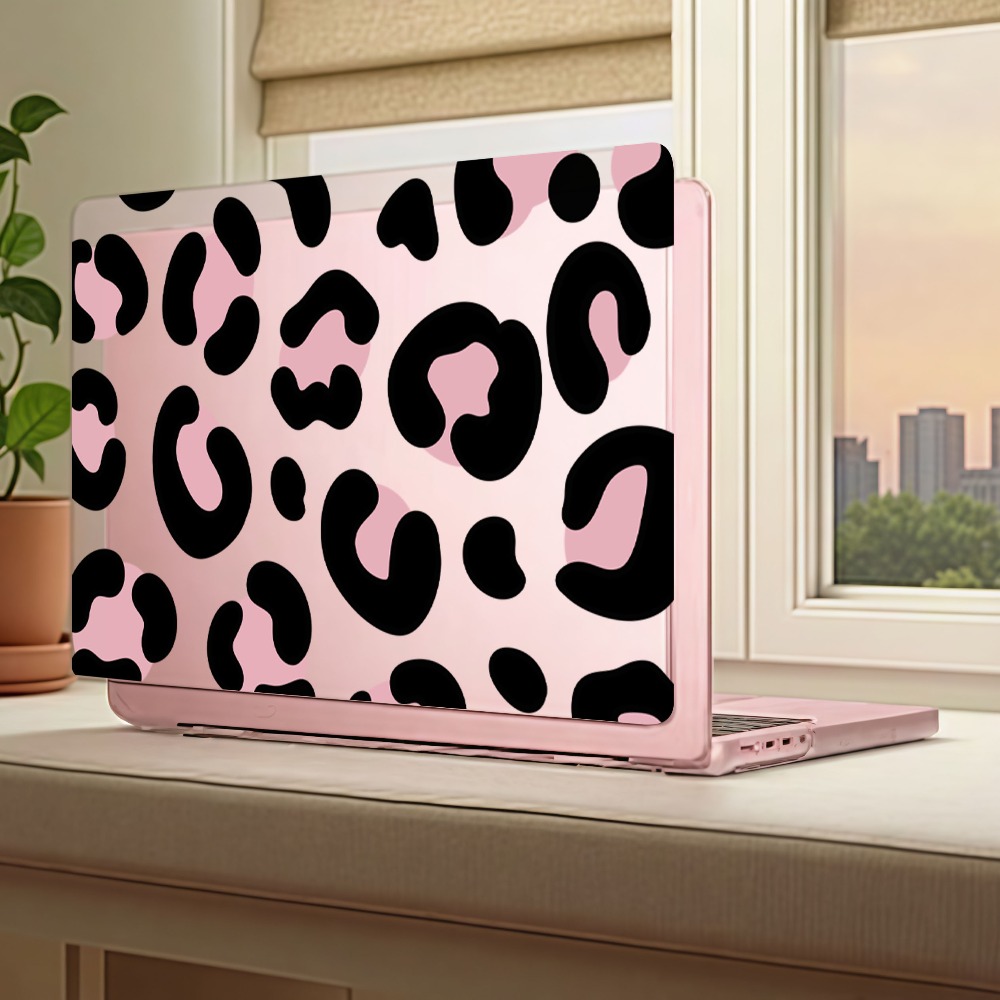 Pink Leopard Print Laptop Case - Laptop Accessories Bag ulasan dan harga