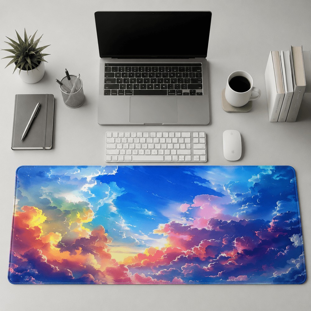 Colorful sunset cloud sky prin - Laptop Accessories Officeworks ulasan dan harga