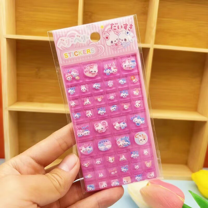 2/4p Solid Square Sticker Diy  - Laptop Accessories Stickers ulasan dan harga