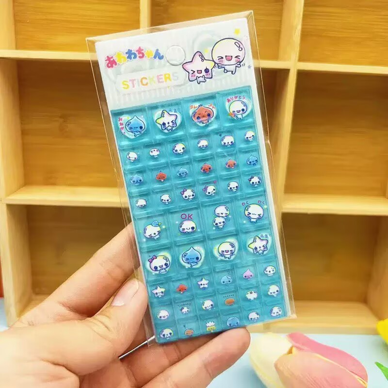 2/4p Solid Square Sticker Diy  - Laptop Accessories Stickers ulasan dan harga