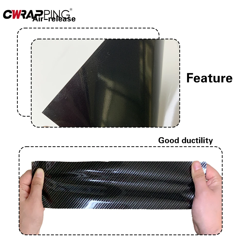 Carbon Fiber Matte Glossy Blac - Laptop Accessories Stickers ulasan dan harga