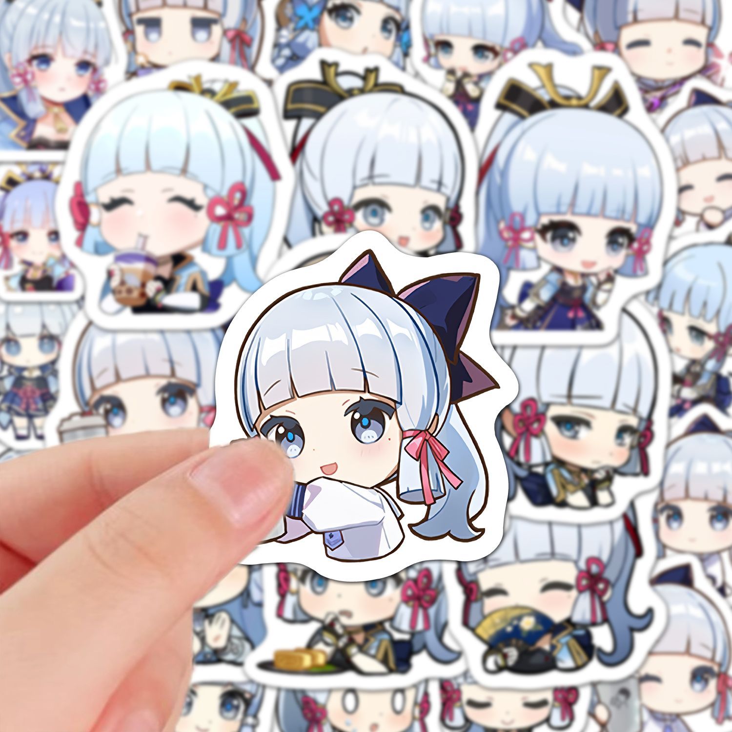 Kamisato Ayaka 60Pcs Genshin I - Laptop Accessories Stickers ulasan dan harga