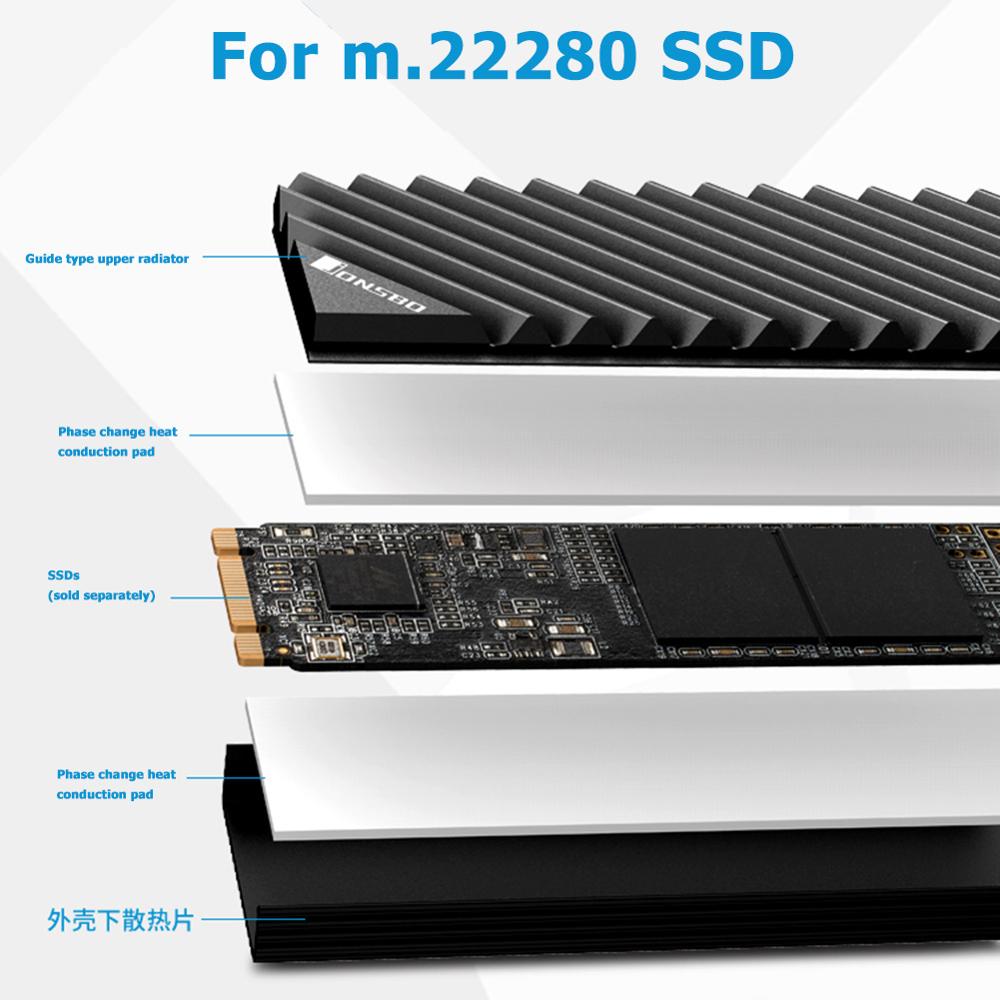 Jonsbo M2 2280 SSD Aluminum He - External Nvme Ssd ulasan dan harga