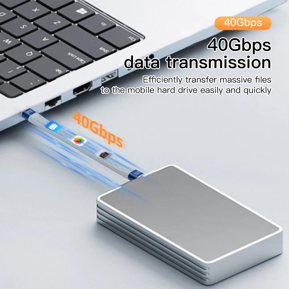 240W USB 4.0 Data Cable Flat S - Laptop Accessories Design ulasan dan harga