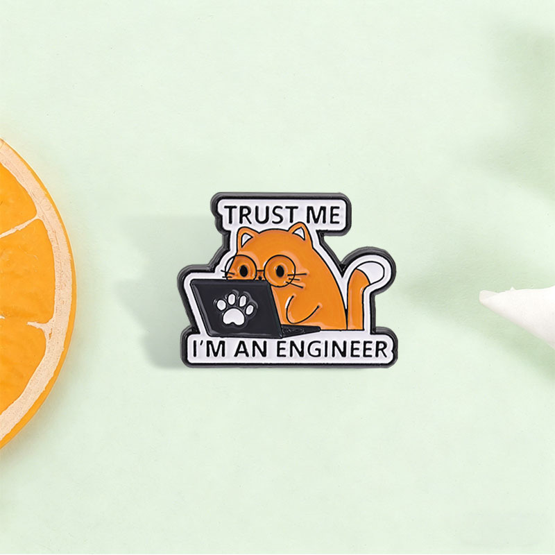 I'm An Engineer Quote Enamel P - Laptop Accessories Design ulasan dan harga