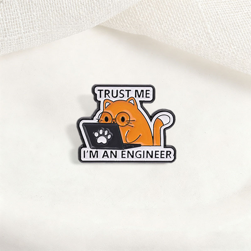 I'm An Engineer Quote Enamel P - Laptop Accessories Design ulasan dan harga