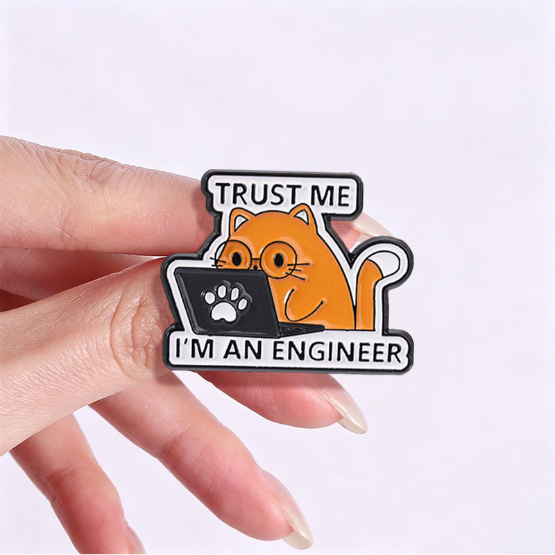 I'm An Engineer Quote Enamel P - Laptop Accessories Design ulasan dan harga