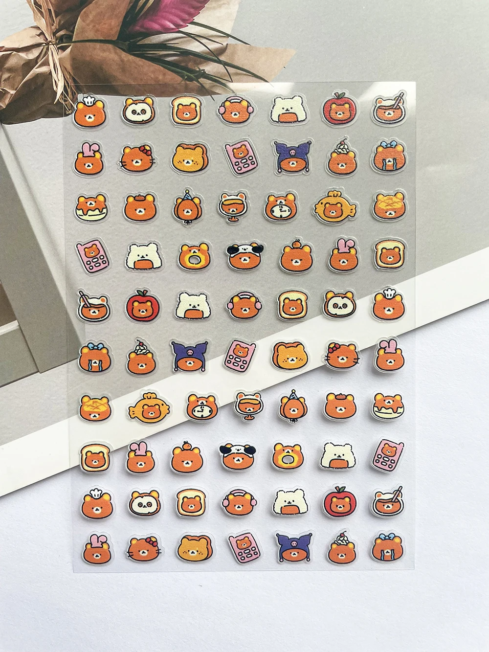 Pvc Super Mini Pink Rilakkuma  - Laptop Accessories Stickers ulasan dan harga