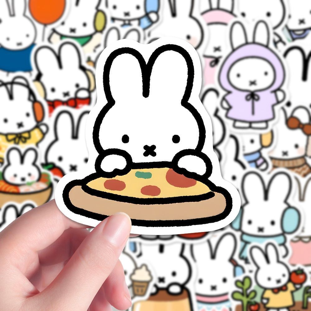 Miffy sticker cute cartoon sti - Laptop Accessories Design ulasan dan harga