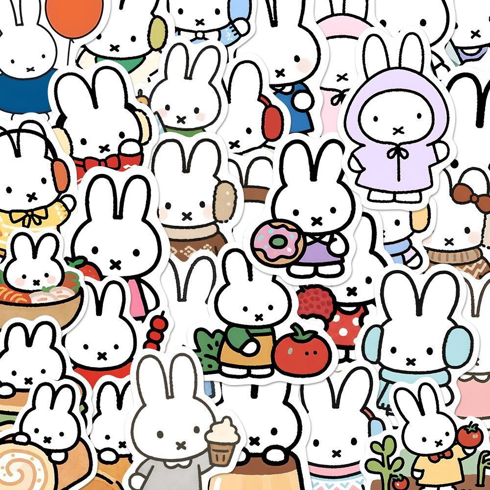 Miffy sticker cute cartoon sti - Laptop Accessories Design ulasan dan harga