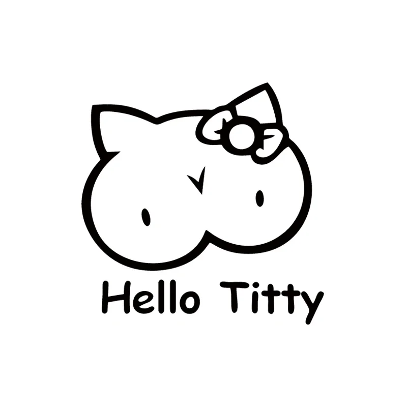 Cute kitten design car window  - Laptop Accessories Design ulasan dan harga