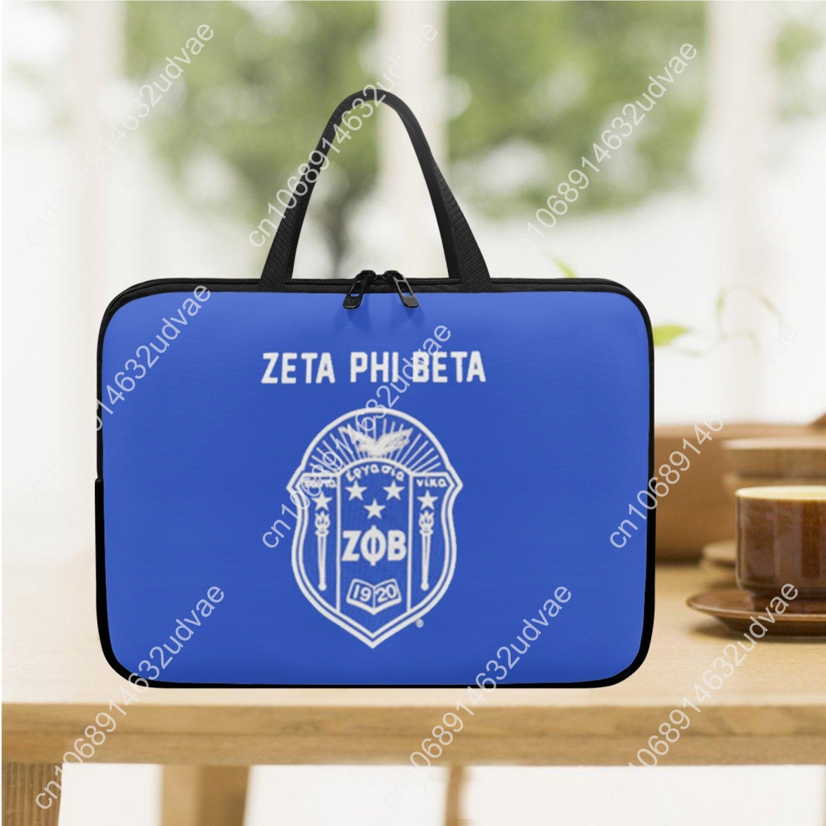 Zeta Phi Beta Sorority Print L - Laptop Accessories Bag ulasan dan harga