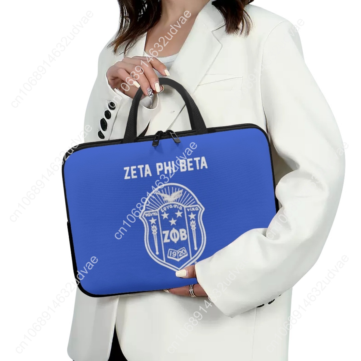 Zeta Phi Beta Sorority Print L - Laptop Accessories Bag ulasan dan harga