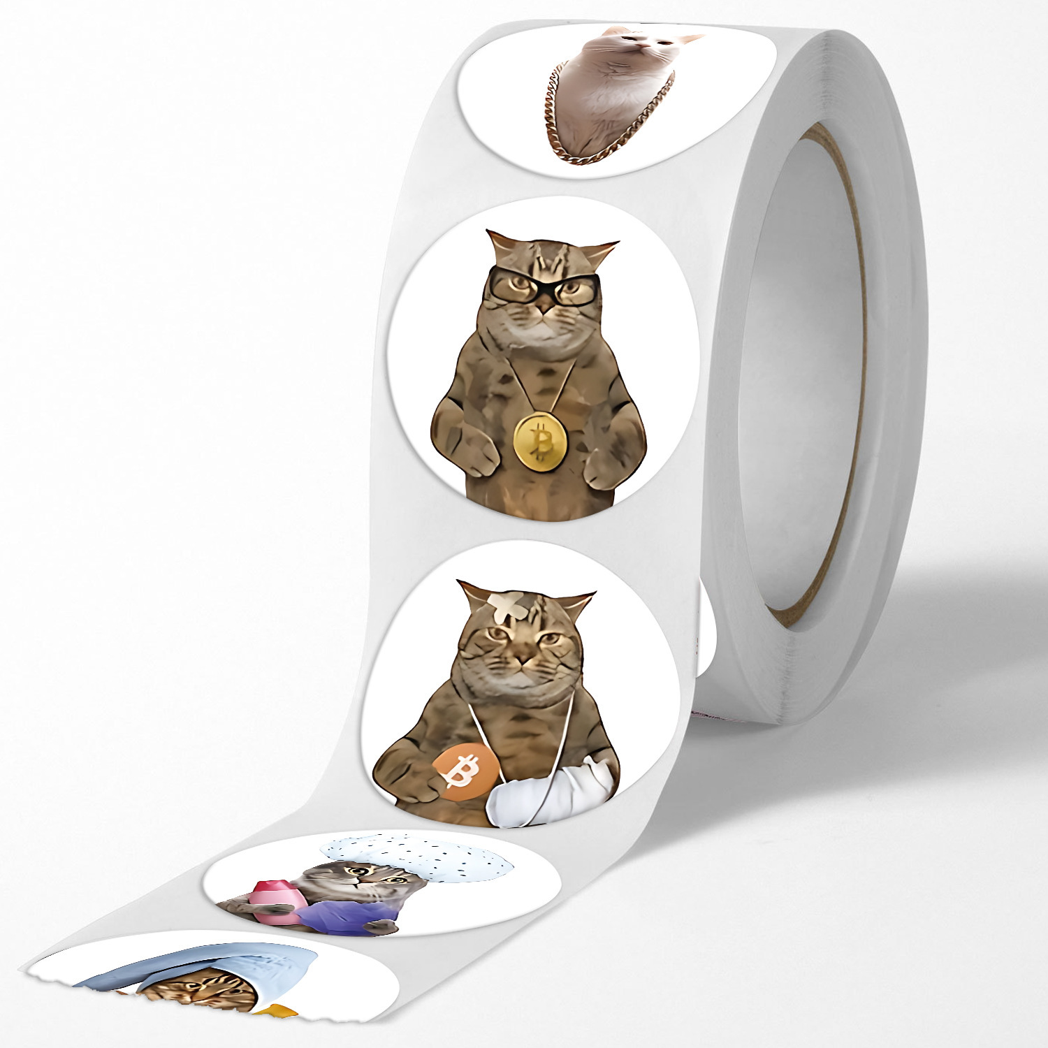 100-500pcs Funny Cat Graffiti  - Laptop Accessories Aesthetic ulasan dan harga