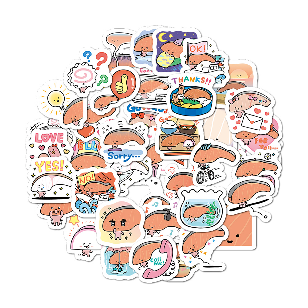 40 Pcs Cartoon KIRIMIchan Stic - Laptop Accessories Aesthetic ulasan dan harga