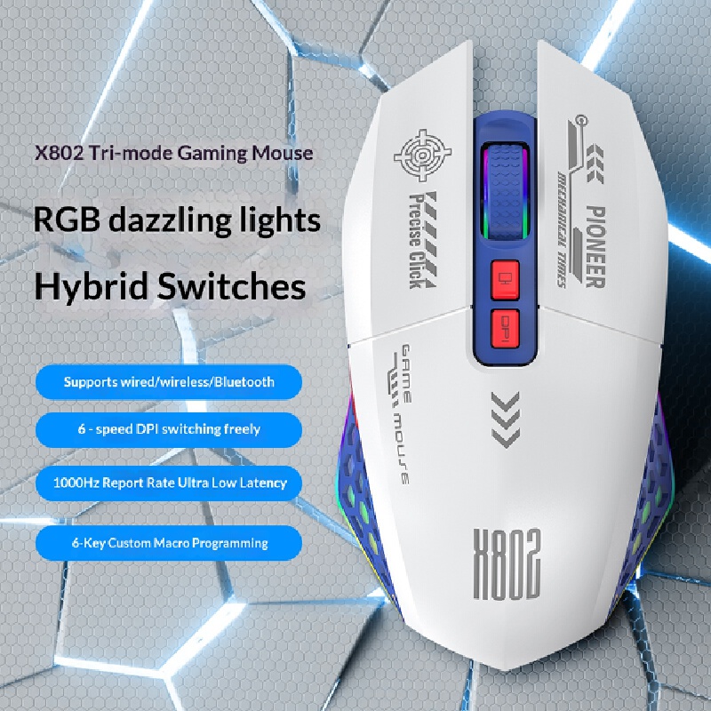Wireless Gaming Mouse Tri Mode - Laptop Accessories Officeworks ulasan dan harga