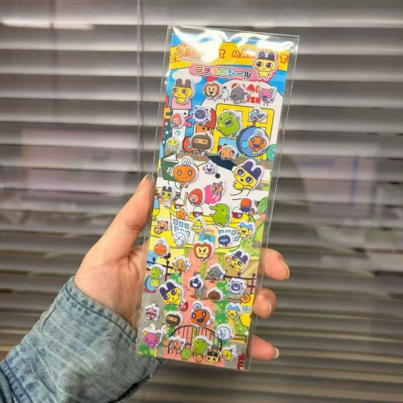 6Pcs Tamagotchi Cartoon Bubble - Laptop Accessories Stickers ulasan dan harga