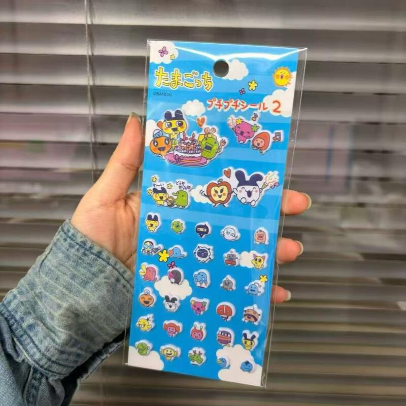 6Pcs Tamagotchi Cartoon Bubble - Laptop Accessories Stickers ulasan dan harga