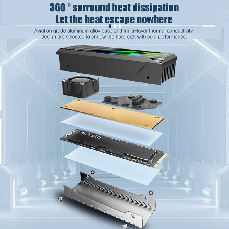 M2 Heat-sink NVMe SSD 2280 Coo - External Nvme Ssd ulasan dan harga
