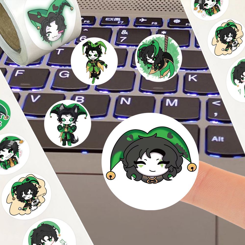500Pc/Roll Anime The Freak Cir - Laptop Accessories Stickers ulasan dan harga