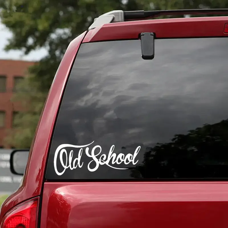 Old School funny vinyl waterpr - Laptop Accessories Aesthetic ulasan dan harga