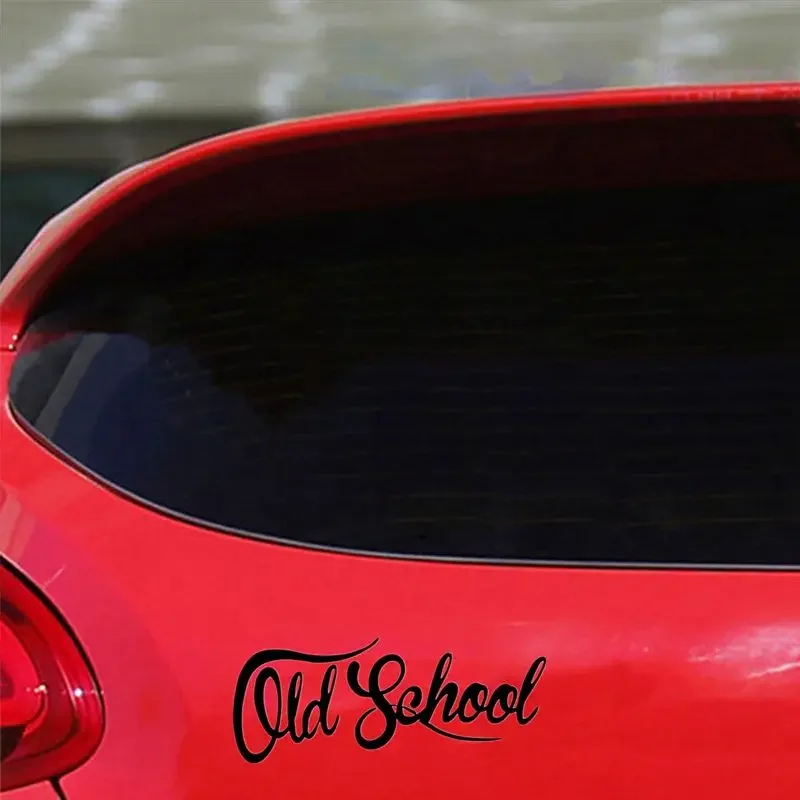 Old School funny vinyl waterpr - Laptop Accessories Aesthetic ulasan dan harga