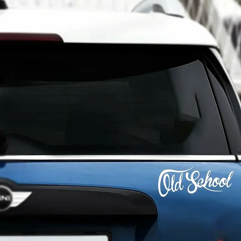 Old School funny vinyl waterpr - Laptop Accessories Aesthetic ulasan dan harga