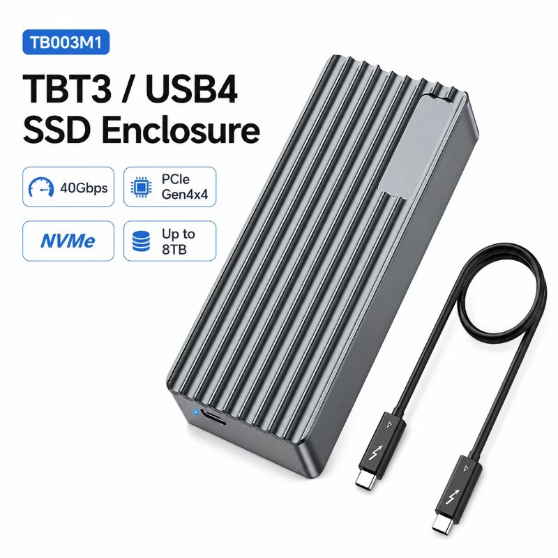 TBT3/USB4 M.2 NVMe SSD Enclosu - External Nvme Ssd ulasan dan harga