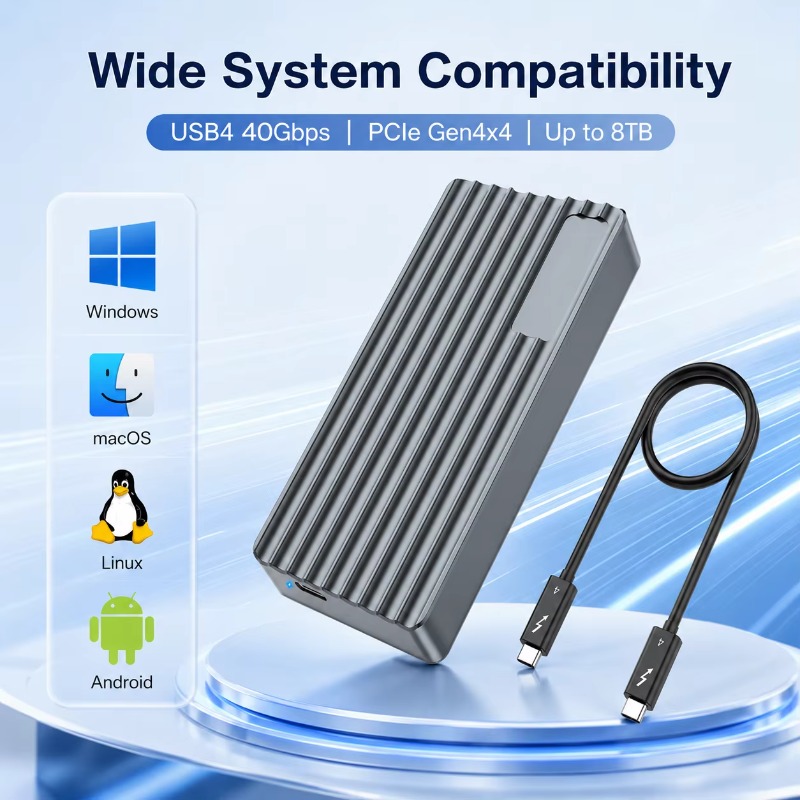 TBT3/USB4 M.2 NVMe SSD Enclosu - External Nvme Ssd ulasan dan harga